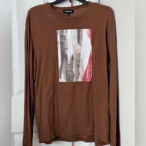 Men’s long sleeve Express shirt.